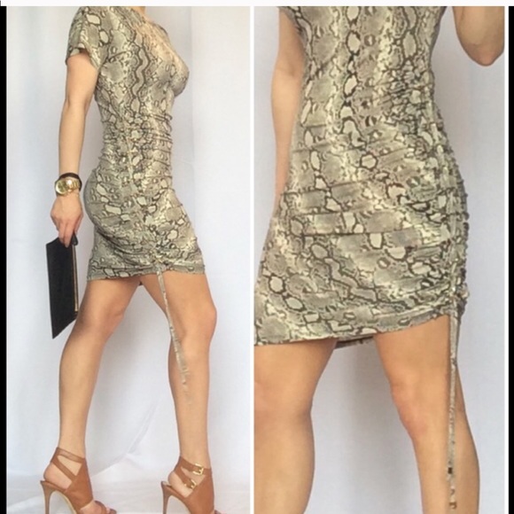 🔥Michael Kors🔥Snake 🐍 Python Print Dress 👗 - Picture 1 of 8